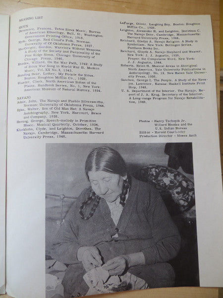 Sioux (3) / Navajo (4) : Music Of The Sioux And The Navajo (LP)