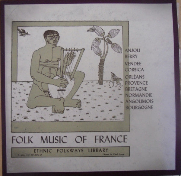 Various : Folk Music Of France (LP)