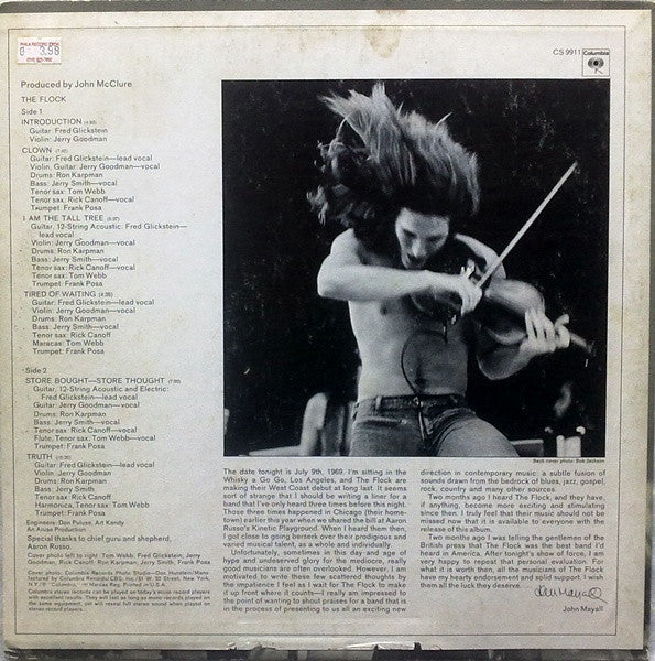 The Flock : The Flock (LP, Album, San)