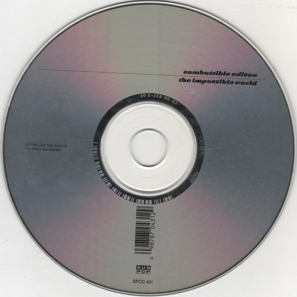 Combustible Edison : The Impossible World (CD, Album)