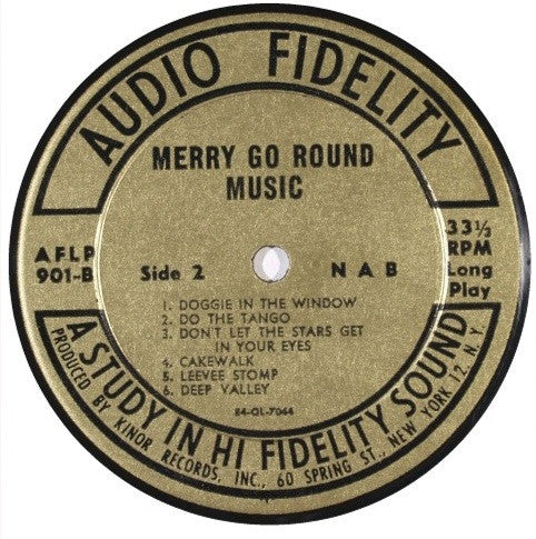 No Artist : Merry Go Round Music (10", Album)