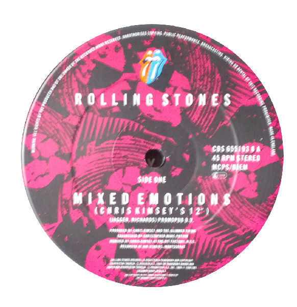 Rolling Stones* : Mixed Emotions (12")