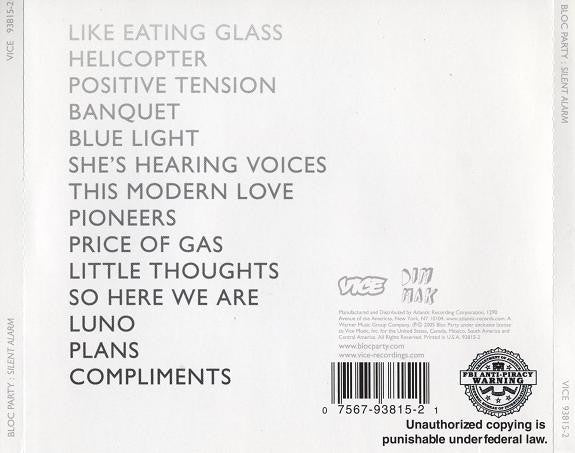 Bloc Party : Silent Alarm (CD, Album)