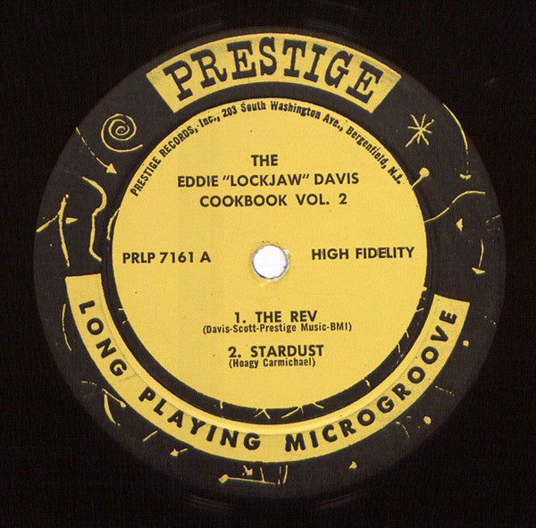 Eddie "Lockjaw" Davis With Shirley Scott And Jerome Richardson : The Eddie "Lockjaw" Davis Cookbook Vol. 2 (LP, Album)