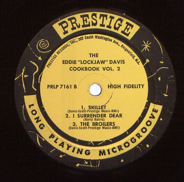 Eddie "Lockjaw" Davis With Shirley Scott And Jerome Richardson : The Eddie "Lockjaw" Davis Cookbook Vol. 2 (LP, Album)