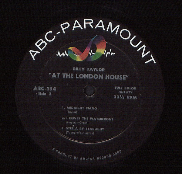 Billy Taylor : The Billy Taylor Trio At The London House (LP, Mono)