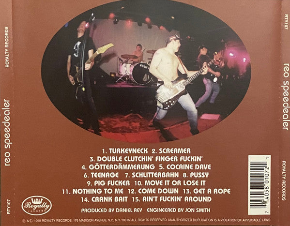 REO Speedealer : REO Speedealer (CD)