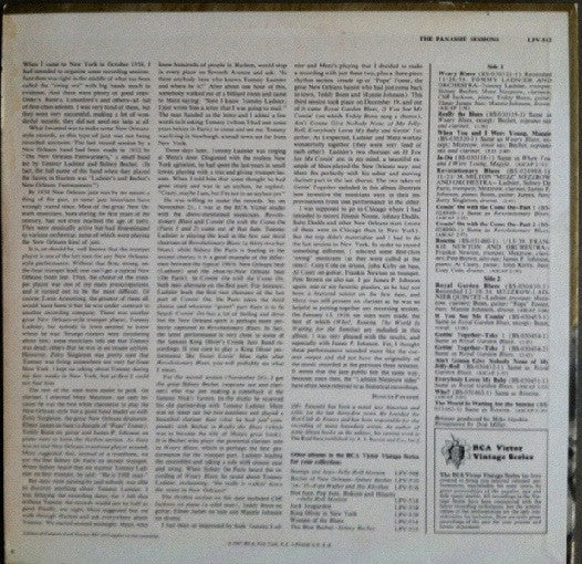 Various : The Panassié Sessions (LP, Comp, Mono)