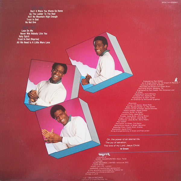 Al Green : Trust In God (LP, Album)