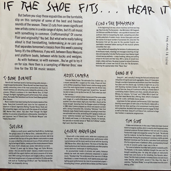 Various : If The Shoe Fits... Hear It (LP, Comp, Promo)