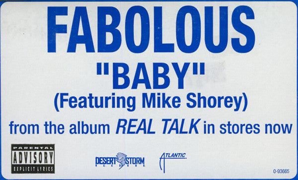 Fabolous Featuring Mike Shorey : Baby (12")