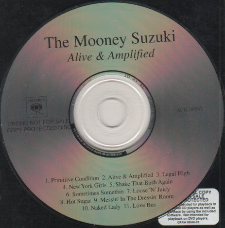 The Mooney Suzuki : Alive & Amplified (CD, Album, Copy Prot., Promo)