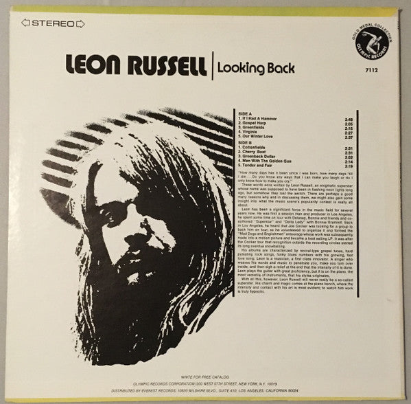 Leon Russell : Looking Back (LP, Album)