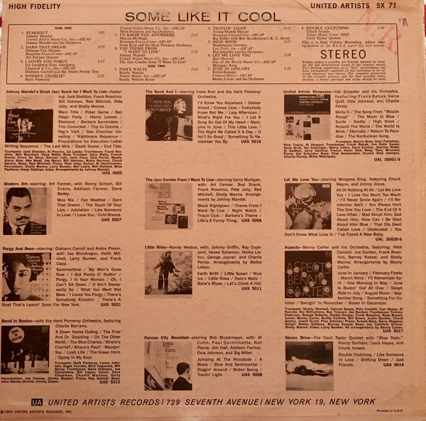 Various : Some Like It Cool (LP, Comp)