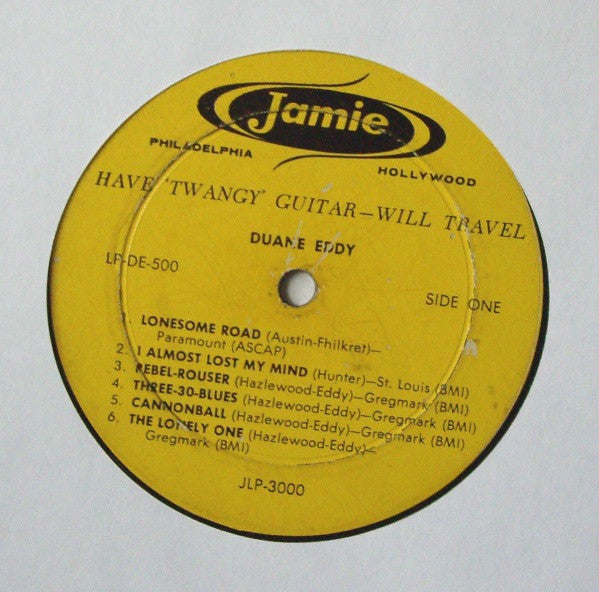 Duane Eddy : Have Twangy Guitar Will Travel (LP, Album)