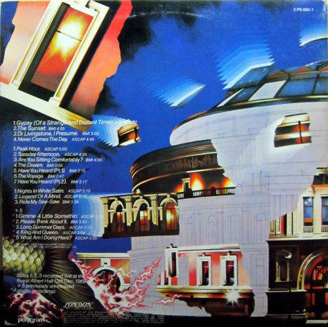 The Moody Blues : Caught Live +5 (2xLP, Album, RE)