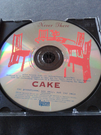 Cake : Never There (CD, Single, Promo)