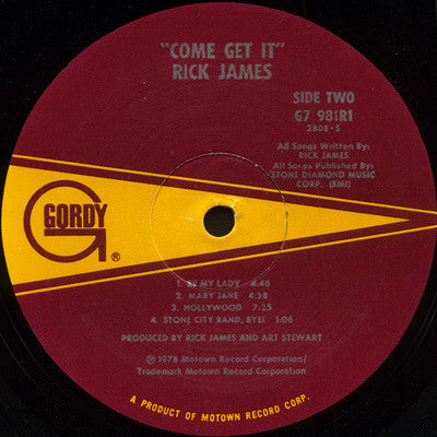 Rick James : Come Get It! (LP, Album)