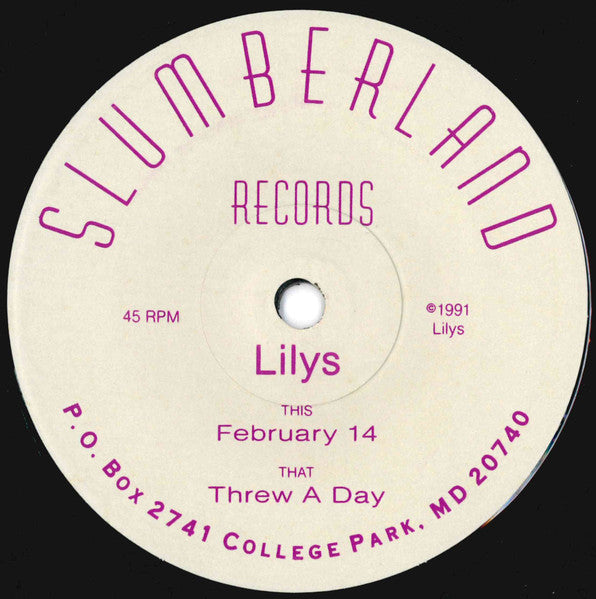 Lilys : February Fourteenth / Threw A Day (7")