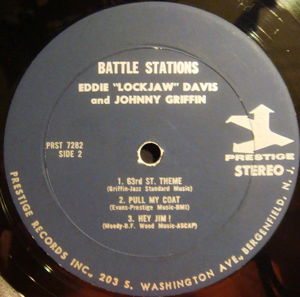 Eddie "Lockjaw" Davis & Johnny Griffin : Battle Stations (LP, Album, RE)