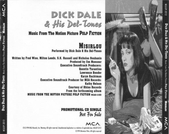 Dick Dale & His Del-Tones : Miserlou (CD, Single, Promo)