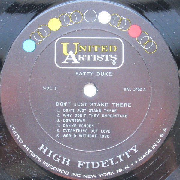 Patty Duke : Don't Just Stand There (LP, Mono)