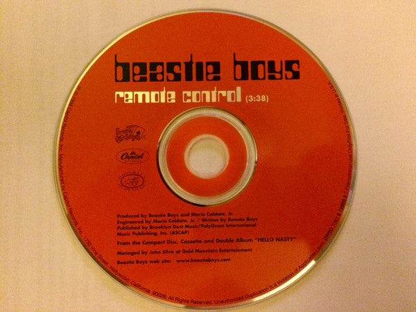 Beastie Boys : Remote Control (CD, Single, Promo)