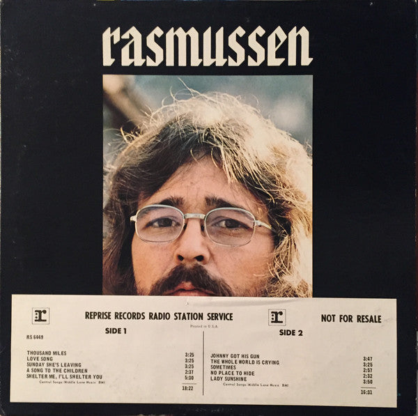 Flemming Rasmussen (3) : Rasmussen (LP, Album, Promo)
