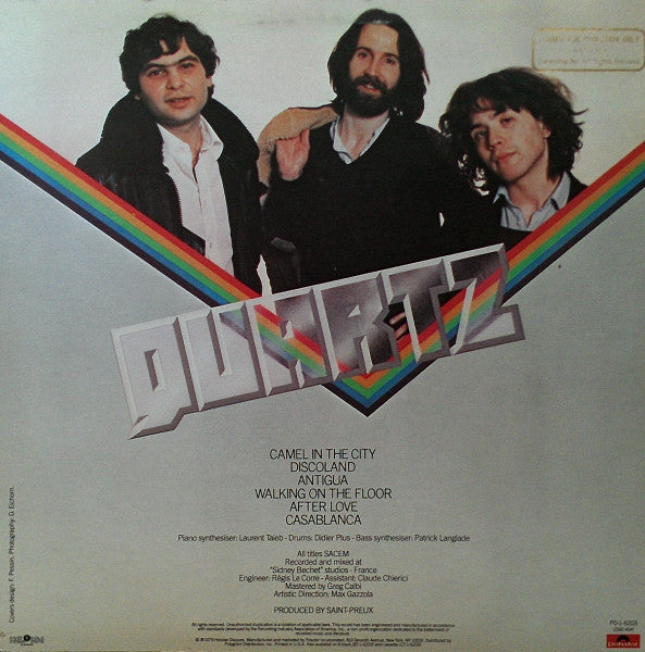 Quartz (4) : Camel In The City (LP, Album, Promo)