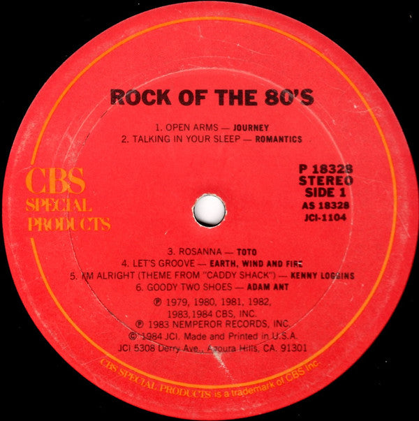 Various : Rock Of The 80's (LP, Comp)
