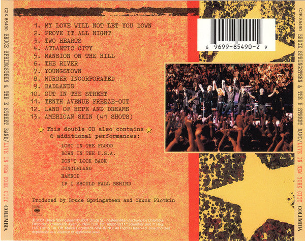 Bruce Springsteen & The E-Street Band : Live In New York City (2xCD, Album)