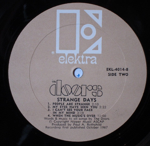 The Doors : Strange Days (LP, Album, Mono, All)