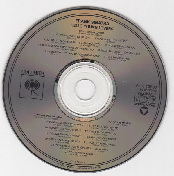 Frank Sinatra : Hello Young Lovers (CD, Comp, RE)