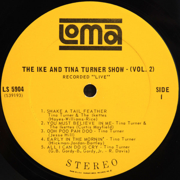 Ike & Tina Turner Revue : The Ike & Tina Turner Show - Vol. 2 (LP, Album, San)