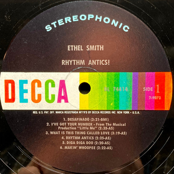 Ethel Smith : Rhythm Antics (LP, Album)