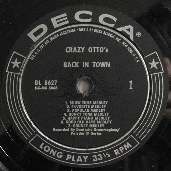 Der Schräge Otto : Crazy Otto's Back In Town (LP)