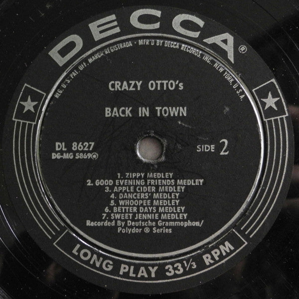 Der Schräge Otto : Crazy Otto's Back In Town (LP)