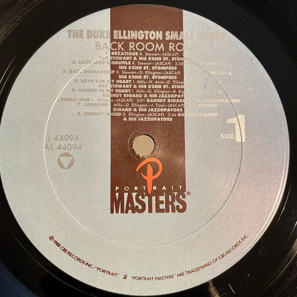 Duke Ellington : The Duke Ellington Small Bands: Back Room Romp (LP, Comp, RM)