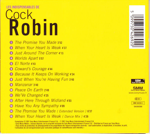 Cock Robin : Les Indispensables De Cock Robin (CD, Comp)