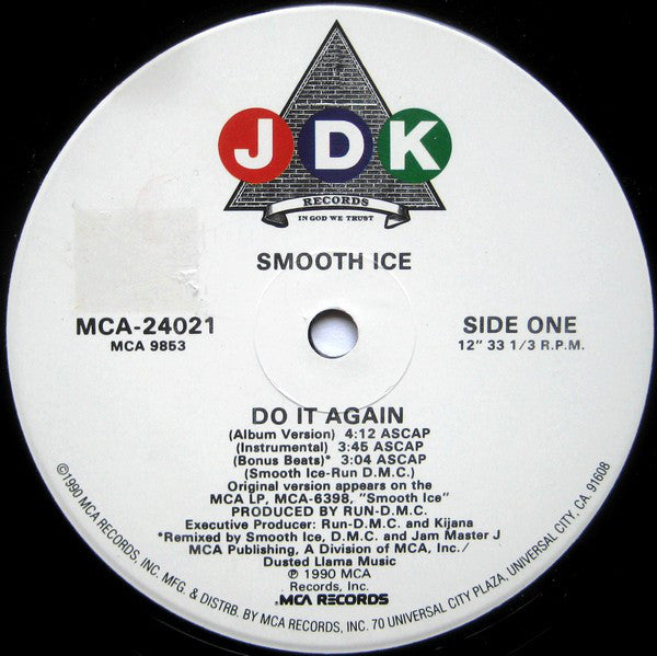 Smooth Ice : Do It Again (12", Single)