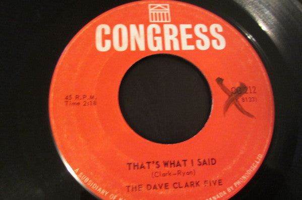 The Dave Clark Five : I Knew It All The Time (7", Single)