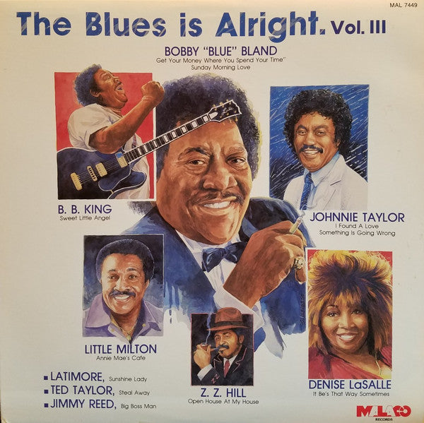 Various : The Blues Is Alright (Volume III) (LP, Comp)