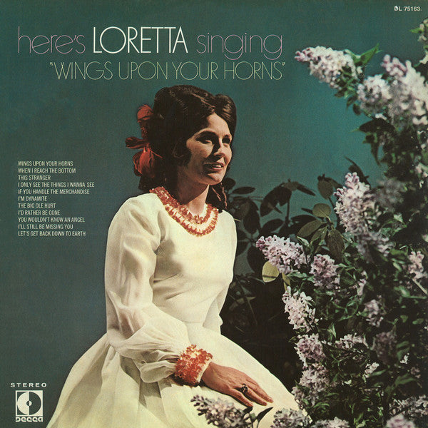 Loretta Lynn : Here's Loretta Singing "Wings Upon Your Horns" (LP, Album, Roc)