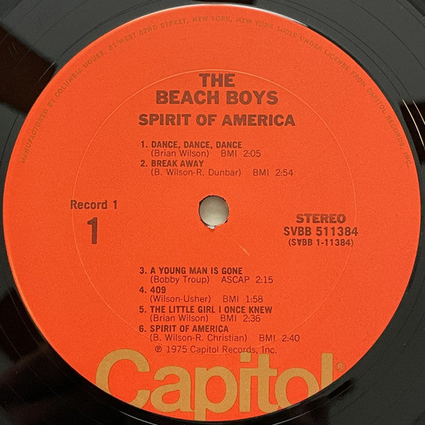 The Beach Boys : Spirit Of America (2xLP, Comp, Club, Col)