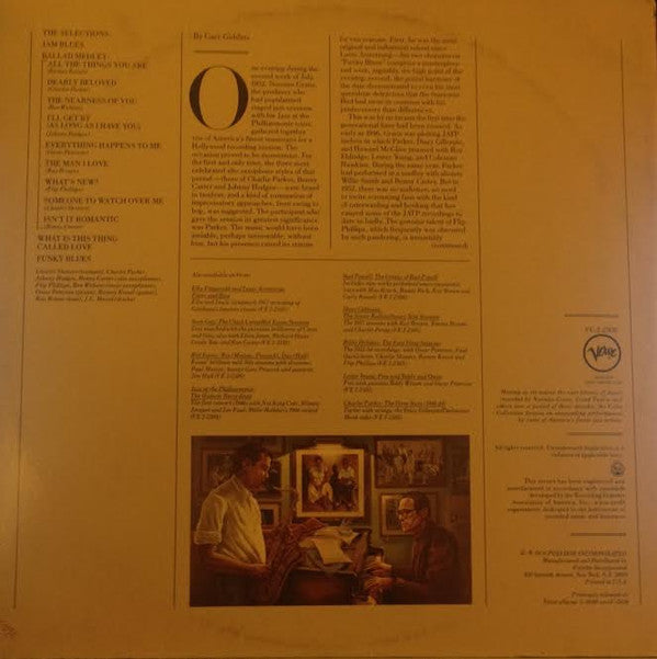 Charlie Parker With Benny Carter / Johnny Hodges / Ben Webster & Oscar Peterson : The Charlie Parker Sides -  Norman Granz' Jam Session (2xLP, Comp, RE)