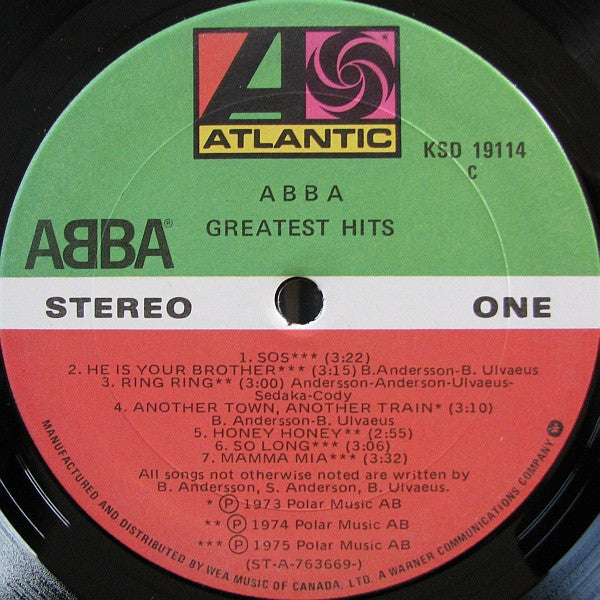 ABBA : Greatest Hits (LP, Comp, RE, Gat)