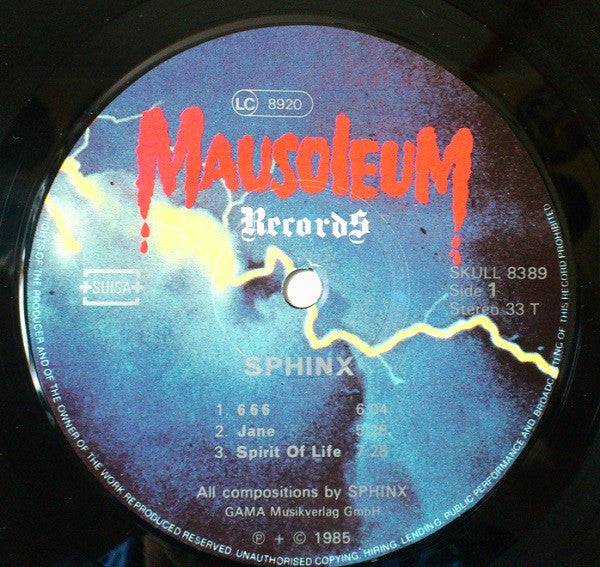 Sphinx (21) : Burning Lights (LP, Album)
