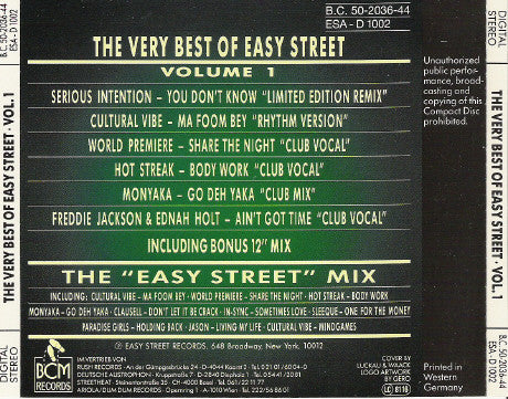 Various : The Very Best Of Easy Street Volume 1 (CD, Comp)