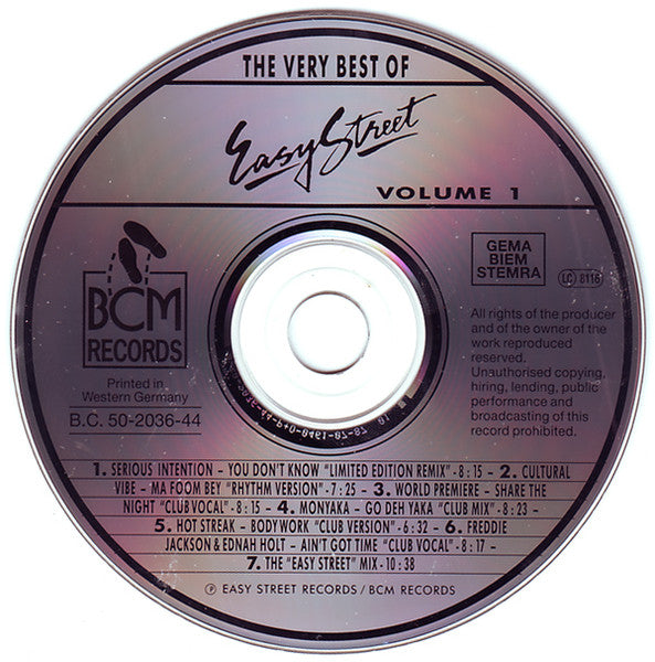 Various : The Very Best Of Easy Street Volume 1 (CD, Comp)
