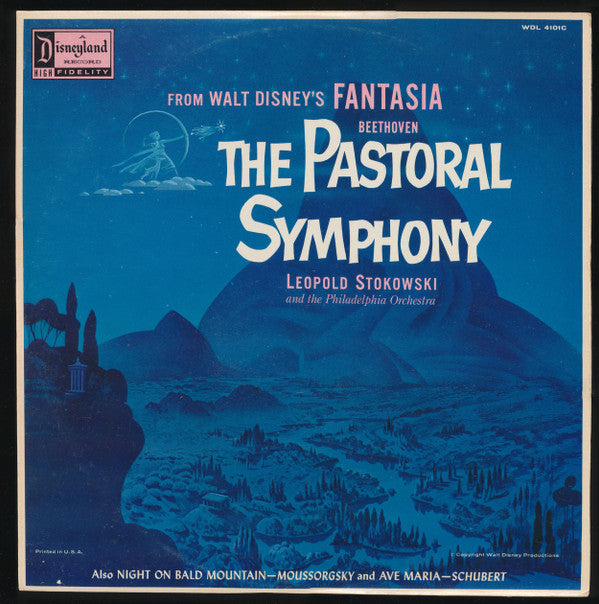 Leopold Stokowski And The Philadelphia Orchestra : From Walt Disney's Fantasia: The Pastoral Symphony (LP, Album, RE, Bla)